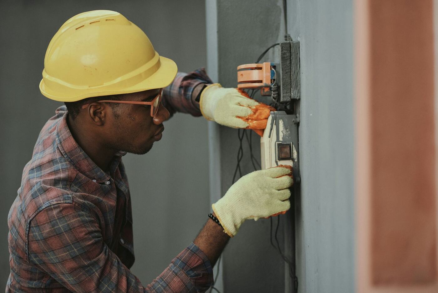Bathroom and partial rewire: detail photograph
