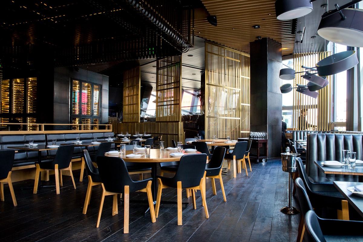 Inside the restaurant