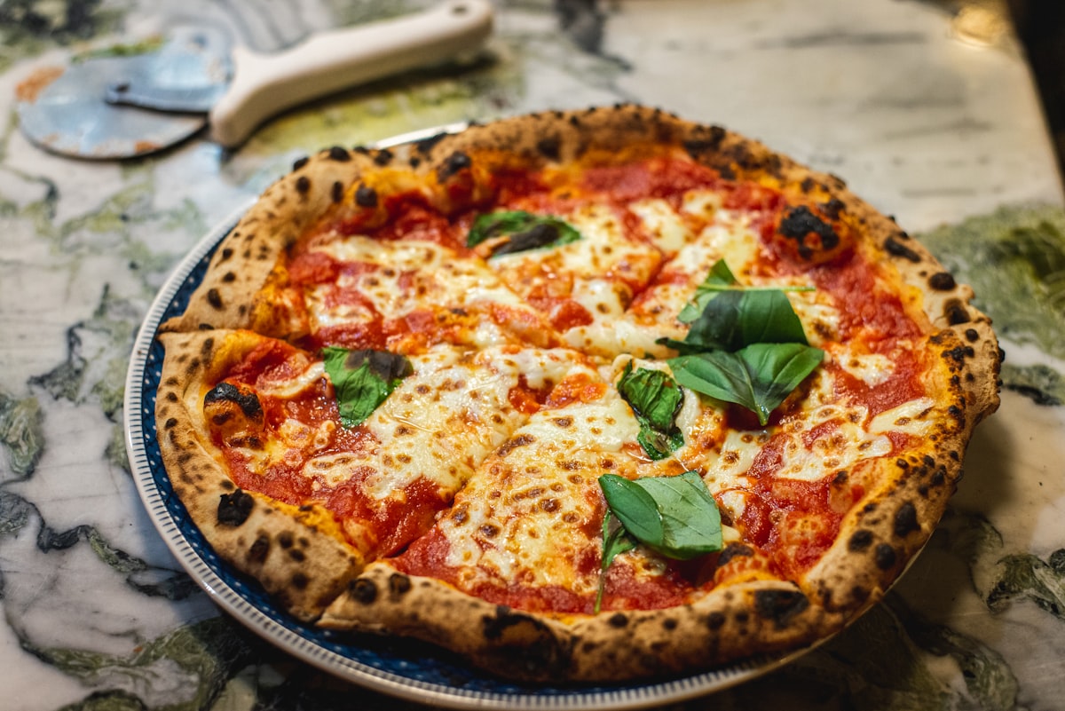 Margherita from the wood oven
