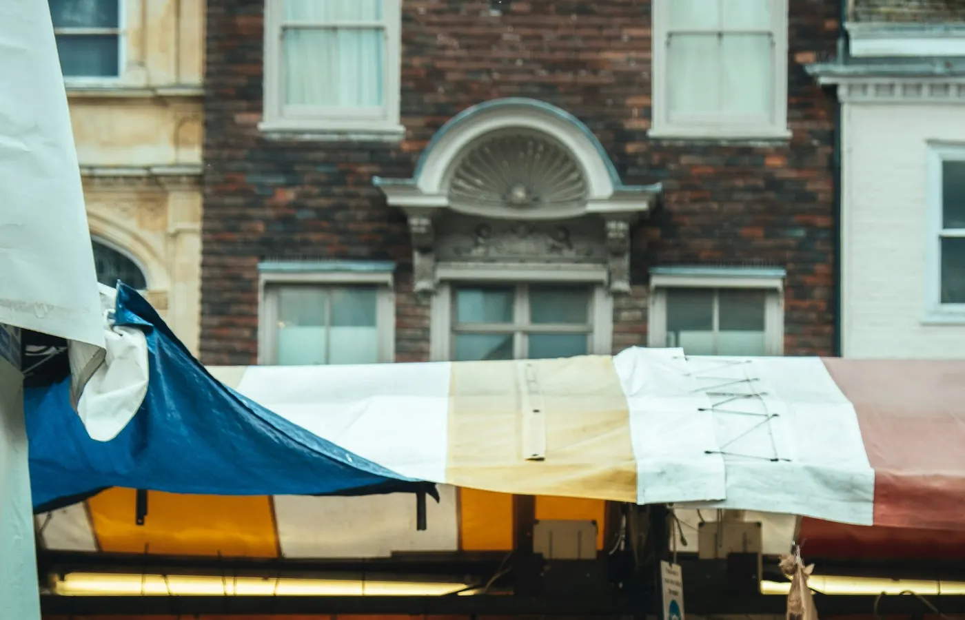 An independent greengrocer's market stall, the sort of small business chasing its first customers