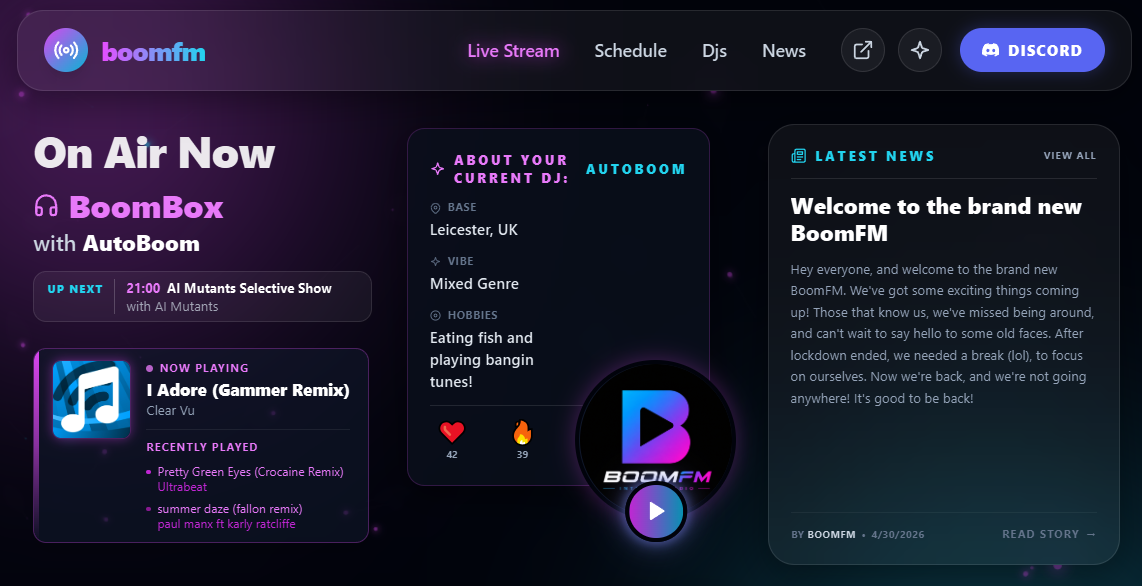 BoomFM screenshot